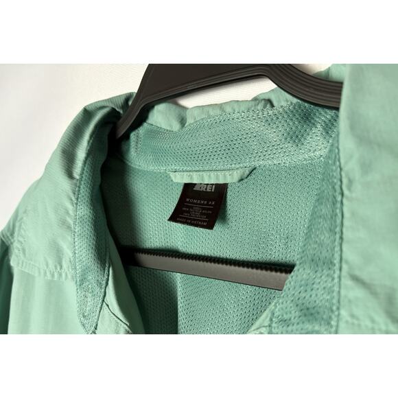 REI Long Sleeve Outdoors Shirt Womens 3X Button Up Vented Fishing Stretchy - Picture 3 of 5